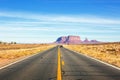View from highway 163 in Monument Valley near the Utah-Arizona border,  United States Royalty Free Stock Photo