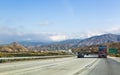 View of highway 15 near los Angeles, California, United States of America, North America