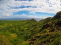 View from Hike Diamond Head Crater Waikiki Oahu Hawaii Royalty Free Stock Photo