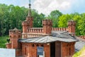 View of the hill called Kosciusko Mound in Krakow in Poland