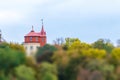 View on the hill of European Square, the museum of water