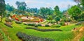 The view from the hill, Mae Fah Luang garden, Doi Tung, Thailand Royalty Free Stock Photo