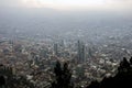 View from Hill of Monserrate, Bogot, Colombia Royalty Free Stock Photo