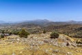 View from the hill Mycenae, Greece Royalty Free Stock Photo