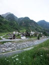 View from the hill of the Rossa village