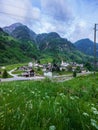 View from the hill of the Rossa village