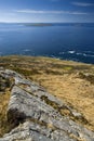 View hill top, Isle of Harris, Outer Hebrides, Scotland Royalty Free Stock Photo