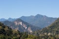 View of hills from Manas National Park, Assam, India