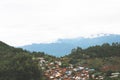 View of the hilltribe village. thailand