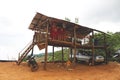 View of the hilltribe village.