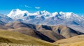View of the Himalayan mountains.