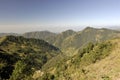 View of a Himalayan valley and terrace farming