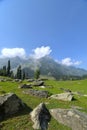 View of Himalayas in Sonamarg Sonmarg in summer, Jammu and Kashmir, India Royalty Free Stock Photo