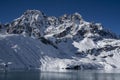 View of the Himalayas from the village of Gokyo