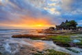 View of Hindu temple at Tanah Lot beach, Bali, Indonesia