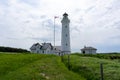 View of the Hirtshals lighthouse in northern Denmark