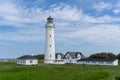 View of the Hirtshals lighthouse in northern Denmark
