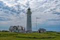 View of the Hirtshals lighthouse in northern Denmark