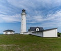 View of the Hirtshals lighthouse in northern Denmark