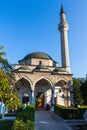View of the historic Ali Pasha`s Mosque in Sarajevo. Bosnia and Herzegovina Royalty Free Stock Photo