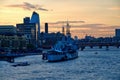 HMS Belfast in London Royalty Free Stock Photo