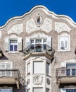 view of a historic building in the beautiful city of Merano in South Tyrol, Italy