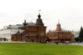 A view of the historic building of the 20th century. The monument of the city of Vladimir the Golden Ring of Russia. The building