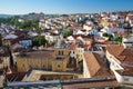 View on the historic center of Coimbra, Portugal Royalty Free Stock Photo