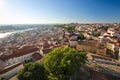 View on the historic center of Coimbra, Portugal Royalty Free Stock Photo