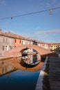 Pizzetti bridge (Ponte Pizzetti) in Comacchio