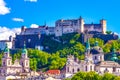 View of Historic Centre of the City of Salzburg Austria Royalty Free Stock Photo