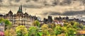 View of the historic centre of Edinburgh