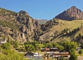 A View of the Historic City of Creede in Colorado Royalty Free Stock Photo