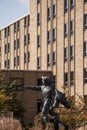 D`Artagnan Statue - Xavier University - Cincinnati, Ohio Royalty Free Stock Photo
