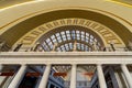 The view of the historic Great Hall of Washington Union Station Royalty Free Stock Photo