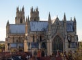 A view of historic Beverley Minster Royalty Free Stock Photo