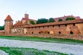 View of the historic Malbork Castle in northern Poland Royalty Free Stock Photo