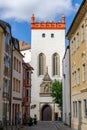 View of the historic old town of Bautzen with its many city gates Royalty Free Stock Photo