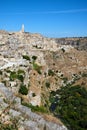 View of the historic old town of Matera Royalty Free Stock Photo