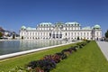 View of the historic palace Upper Belvedere, Vienna,