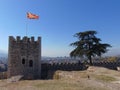 View of the historic Skopje Fortress in North-Macedonia