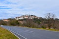 View of historic Stanjel town at Kras, Primorska, Slovenia