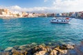 View on historic venetian port in Chania, Crete, Greece