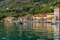 View of historic village Pella on the western shore of Lake Orta, Italy Royalty Free Stock Photo