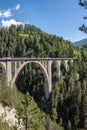 View from the historic Wiesen Viaduct Royalty Free Stock Photo