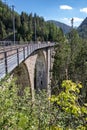 View from the historic Wiesen Viaduct Royalty Free Stock Photo