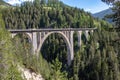 View from the historic Wiesen Viaduct Royalty Free Stock Photo