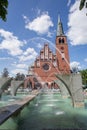 A view of the historical church in Szczecin,Poland