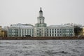 View of historical city center of Saint-Petersburg, Russia.