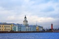 View of historical city center of Saint-Petersburg, Russia.